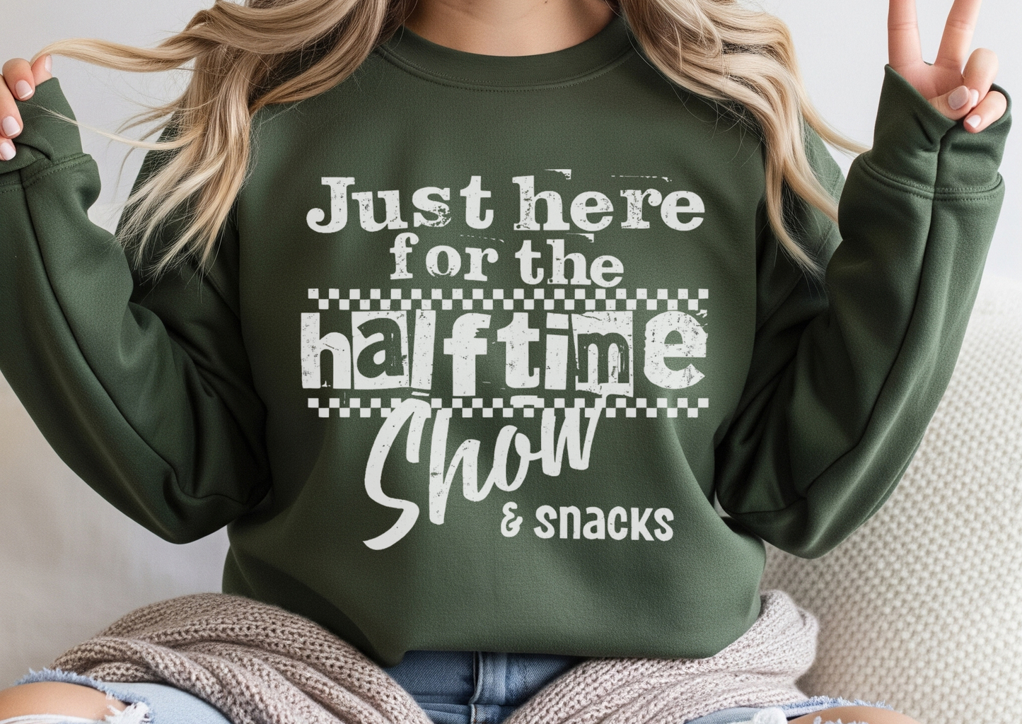 Just Here for the Halftime Show & Snacks