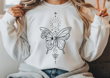 Boho Moon Butterfly