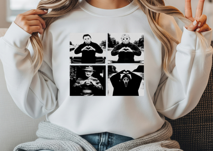 Horror Icons Heart Hands