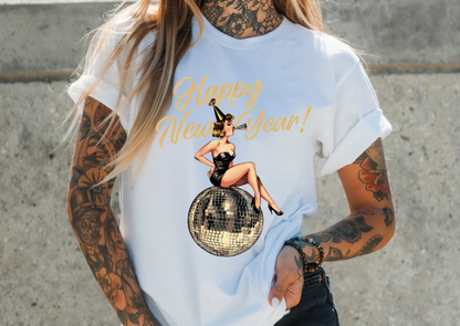Happy New Year Disco Babe
