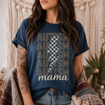 Autism Mama Leopard & Checkered