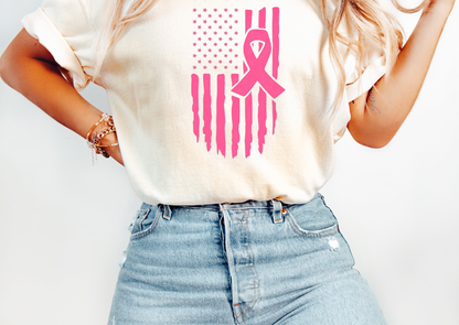 Breast Cancer Awareness Flag