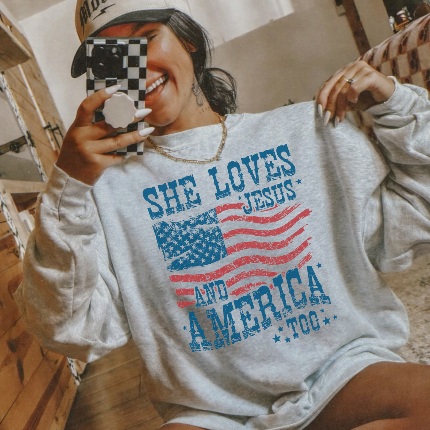 She Loves Jesus And America Too