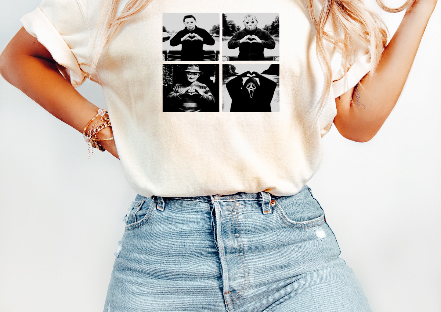 Horror Icons Heart Hands