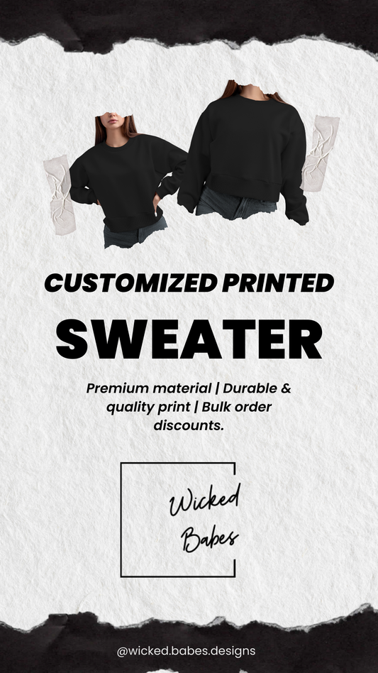 Customized Printed Sweater
