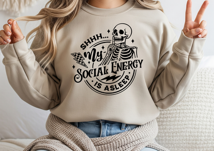 Shhh… My Social Energy Is Asleep