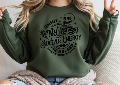 Shhh… My Social Energy Is Asleep