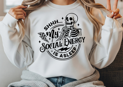 Shhh… My Social Energy Is Asleep