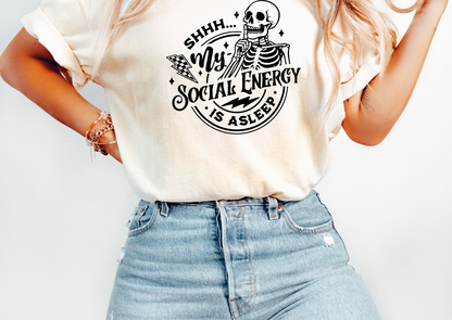 Shhh… My Social Energy Is Asleep