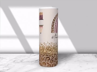 Teacher Life glitter & leopard